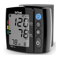 Dr. Trust Wrist Digital Blood Pressure Monitor Instruction Manual