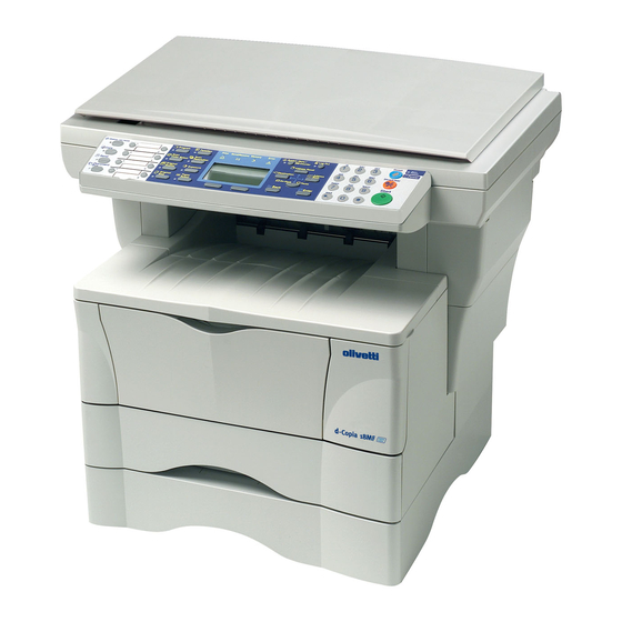 Olivetti d-Copia 18MF Setup Manual