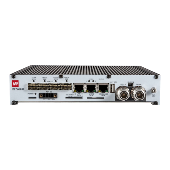 SAF Phoenix G2 IDU User Manual