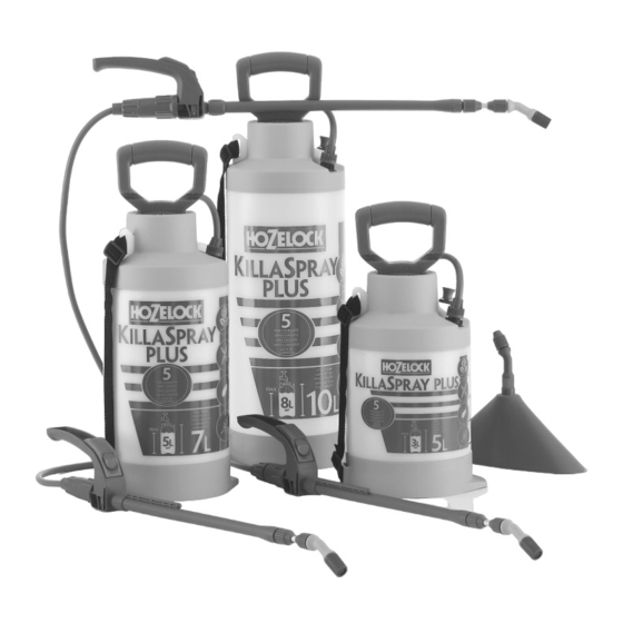 Hozelock KILLASPRAY PLUS Instructions & Warnings