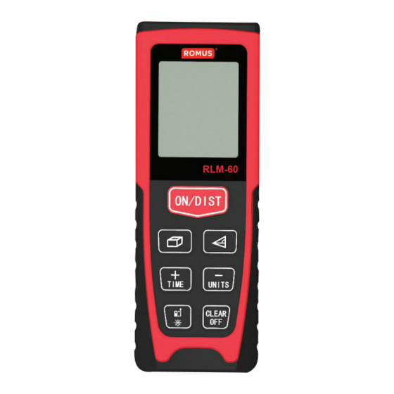 Romus RLM-60 Manuals