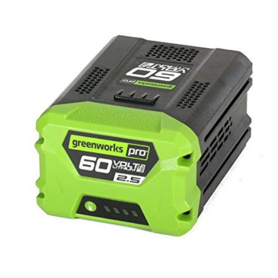GreenWorks Pro ULTRAPOWER 60 Series Operator's Manual
