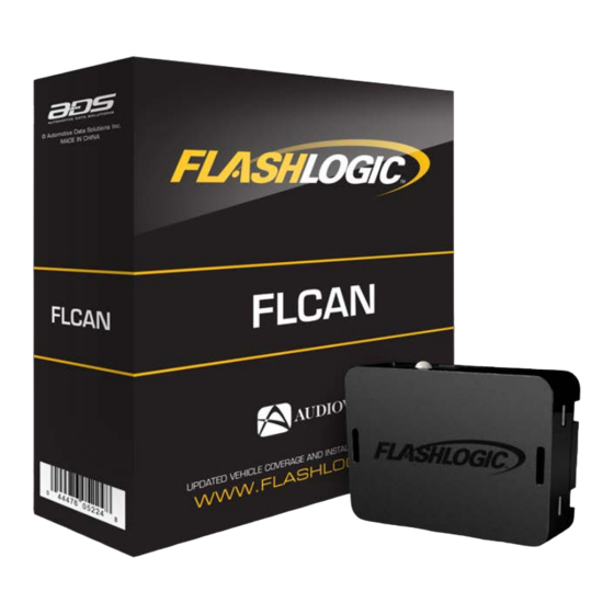 ADS FLASHLOGIC OEM-AL(RS)-GM8-[FLCAN]-EN Manuals