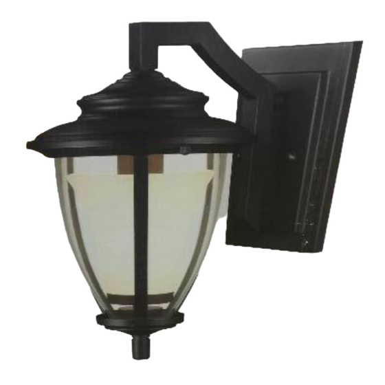 User Manuals: HAMPTON BAY 253-425 Exterior Wall Lantern