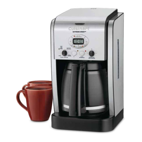 Cuisinart Extreme Brew DCC-2650C Series Instruction Booklet