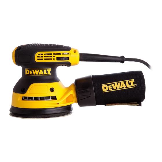 DeWalt DWE6423-QS Original Instructions Manual