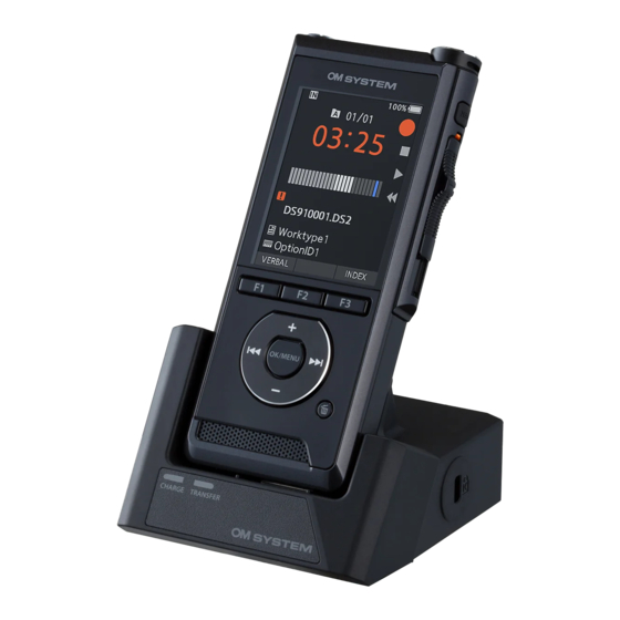 OM SYSTEM DS-9100 Instructions Manual