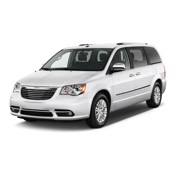 Chrysler Town & Country 2012 Owner's Manual