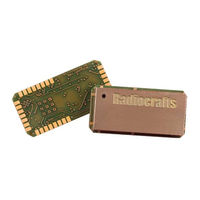 Radiocrafts Tinymesh RC118 HP-TM Series Manual