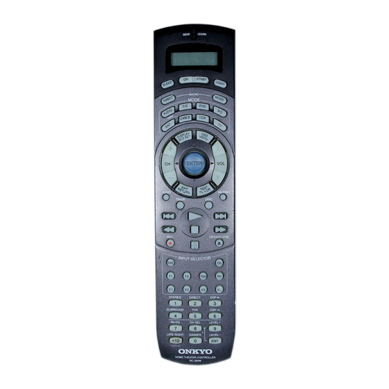 Onkyo RC-390M Manual