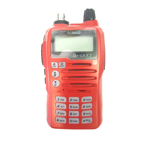 Alinco DJ-CRX2 Instruction Manual