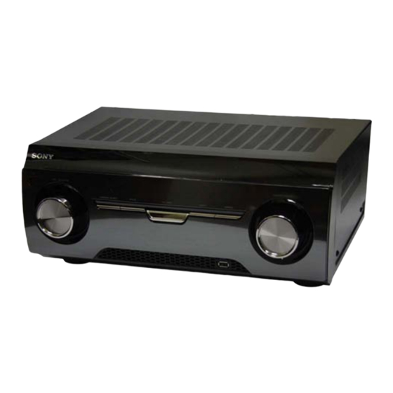 Sony STR-KM7 Service Manual