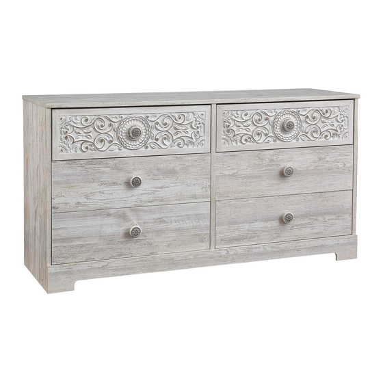 Ashley BM227070 Drawer Wood Dresser Manuals