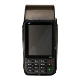 PAX S920 Quick Reference Manual