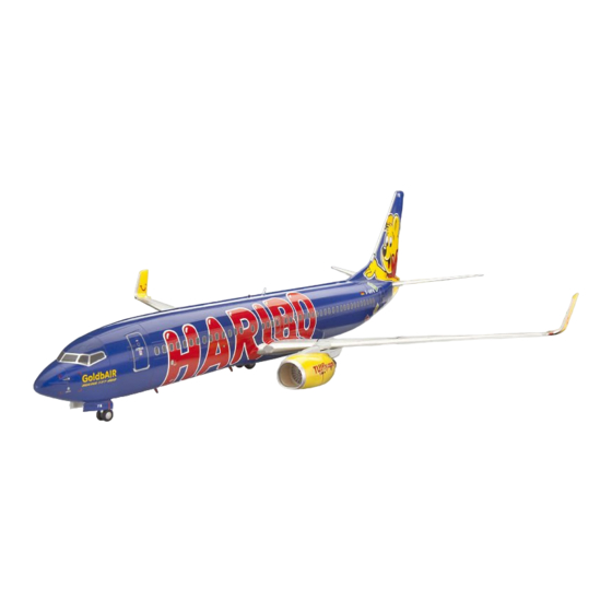 REVELL Boeing 737-800 TUIfly "GoldbAIR" Assembly Manual