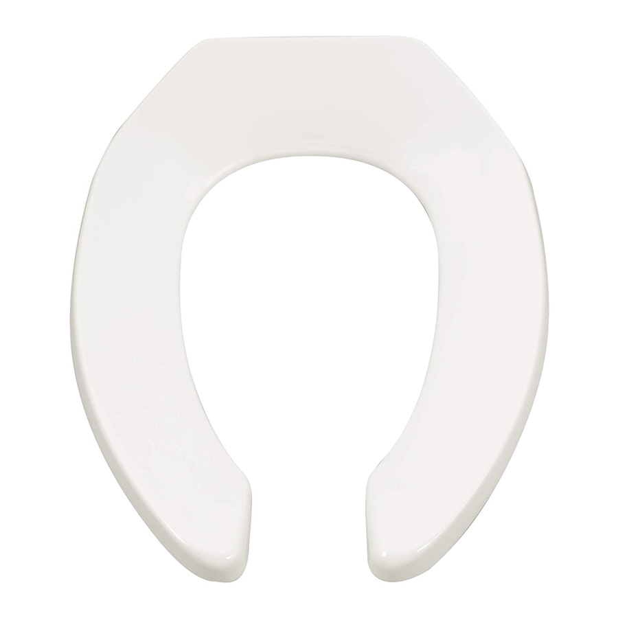 American Standard Commercial Toilet Seats 5901 Installation Instructions