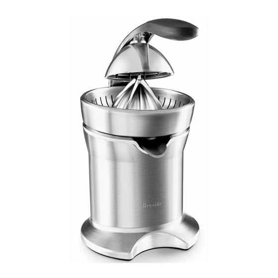 Breville Die Cast Manuals