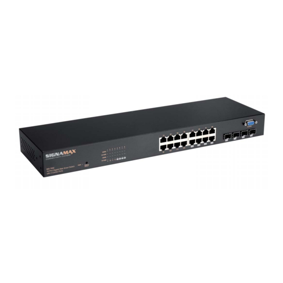 SignaMax 065-7932 Gigabit Smart Switch Manuals