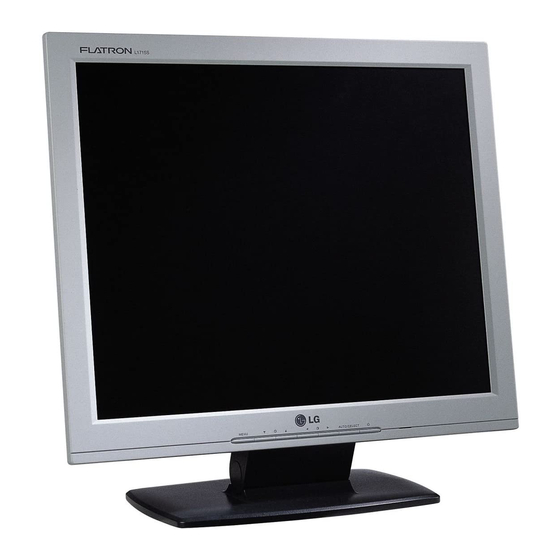 LG Flatron L1716S Service Manual