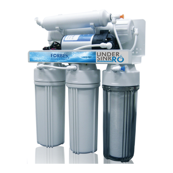 Eureka Forbes Under Sink RO User Manual