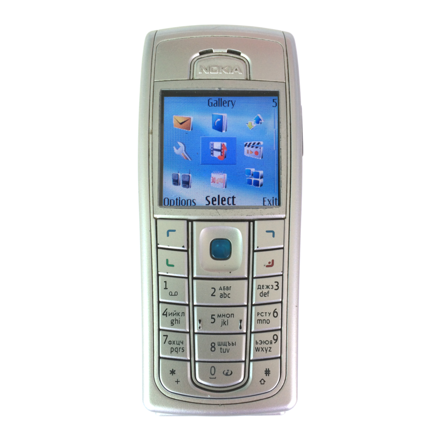 Nokia 6230i User Manual