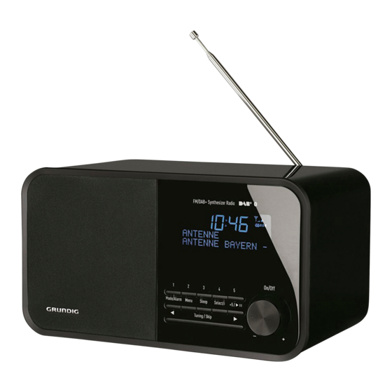 Grundig TR 2500 DAB+ Manual