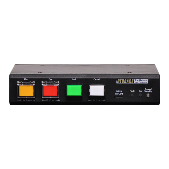 Redback A 4574 Operating Manual