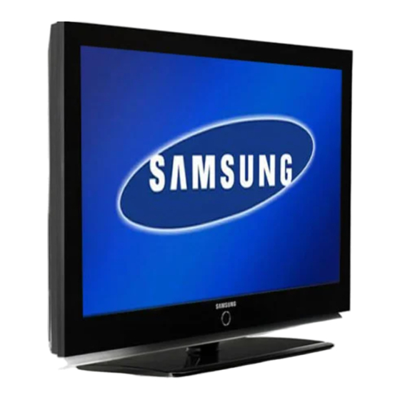 Samsung LE46F71B Owner's Instructions Manual