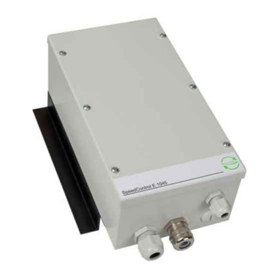LS Control SpeedControl E 1047 Converter Manuals
