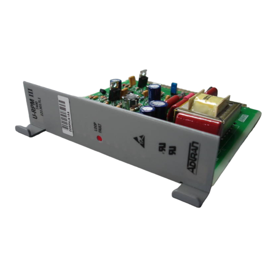 ADTRAN T400 U-RPM III Installation & Maintenance