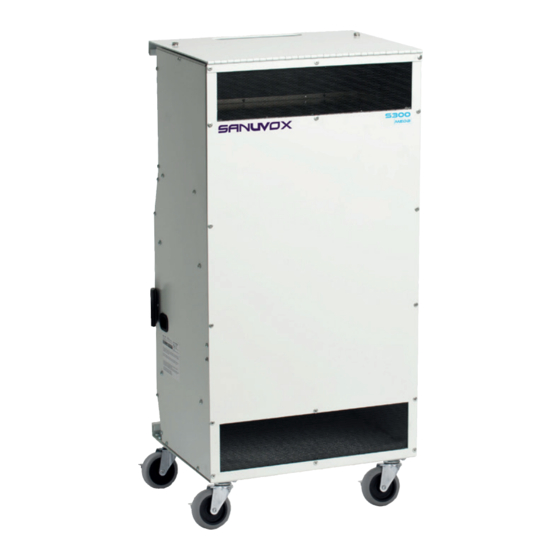 Sanuvox S300 MED2 Quick Instructions