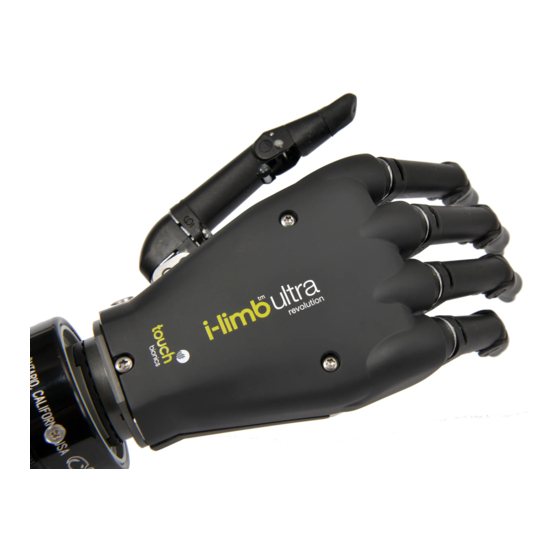 touch bionics i-limb ultra User Manual