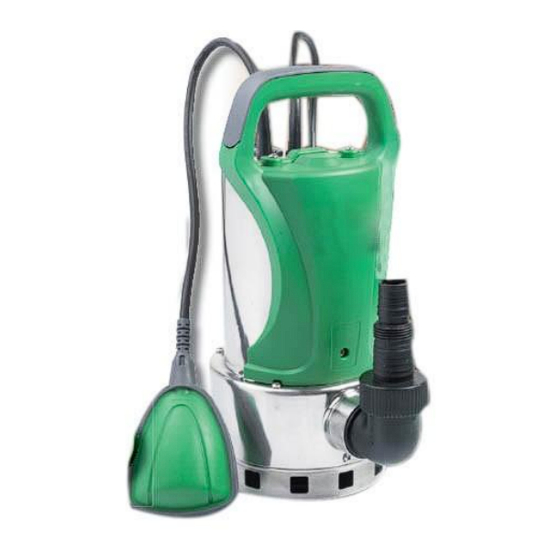 Ribimex PRPVC1100CI/1 Submersible Pump Manuals