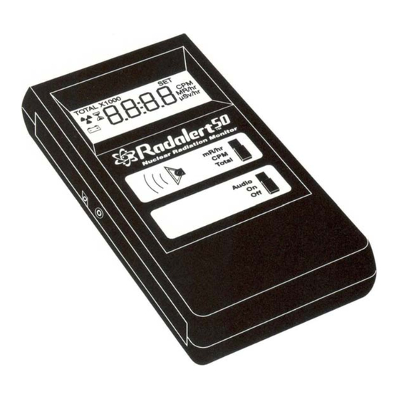 International Medcom Radalert 50 Manuals