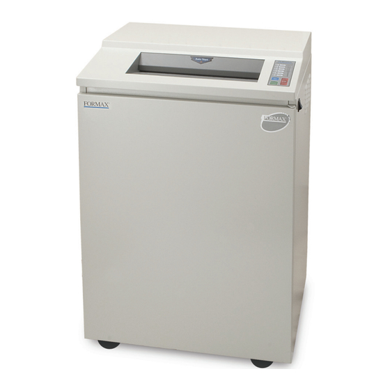 Formax FD 8400HS Maintenance Manual