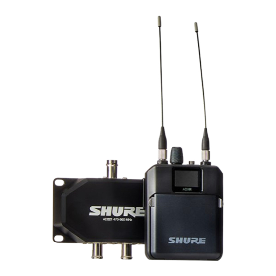 Shure ADPSM Manuals