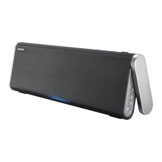 Sony SRS-BTX300 User Manual