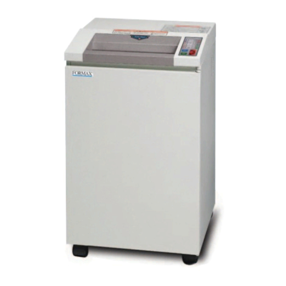 Formax FD 8400HS Operator's Manual