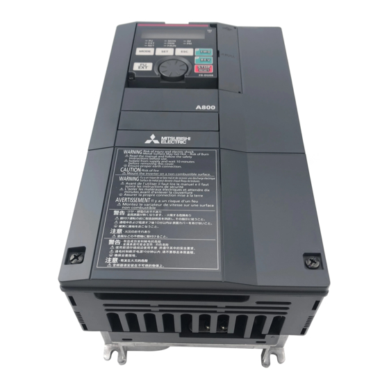 Mitsubishi Electric FR-A840 Beginner's Manual