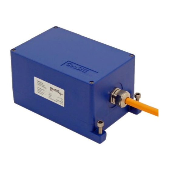 GeoSIG VE-1 Series Manuals