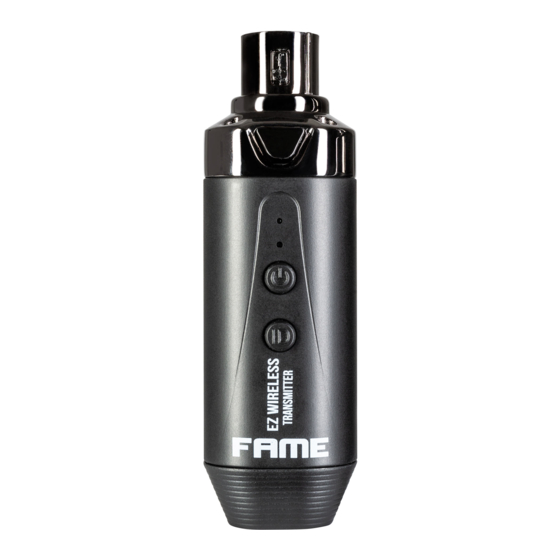 FAME EZ Wireless Manual