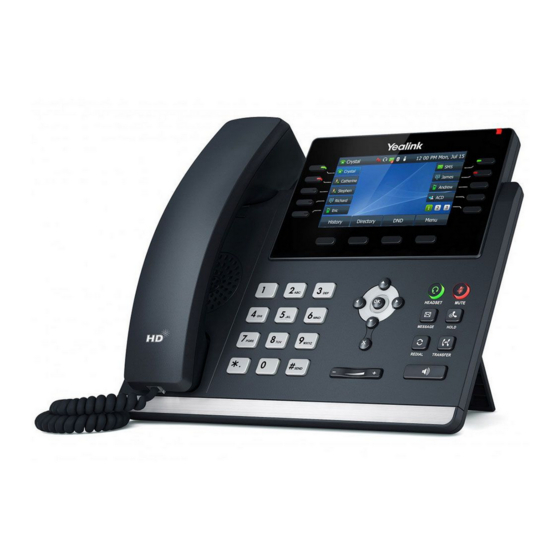 Yealink T41 Quick Reference Manual