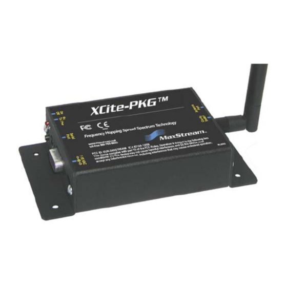 MaxStream 9XCite-PKG-R Product Manual