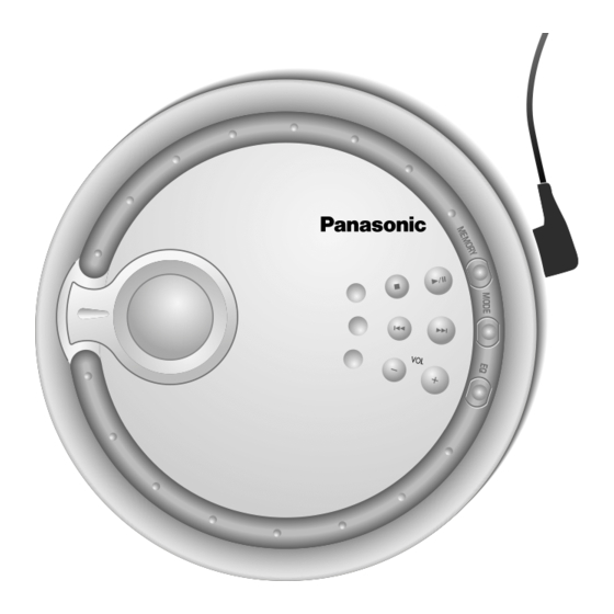 Panasonic SL-SX320 Operating Instructions
