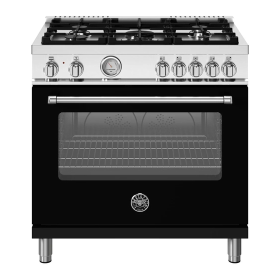 Bertazzoni MAS365DFMNEV Installation, User And Maintenance Manual