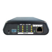 Broadcast Tools GPI-16+ G2 NET Installation And Operation Manual
