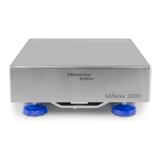 Minebea Intec MiNexx 3000 Series Technical Documentation Manual