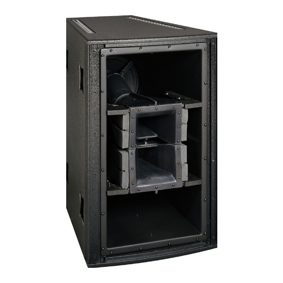 Electro-Voice Xi Series Xi-2122MHA Technical Specifications