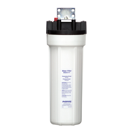 Everpure Opaque Housing A-11 Specification Sheet