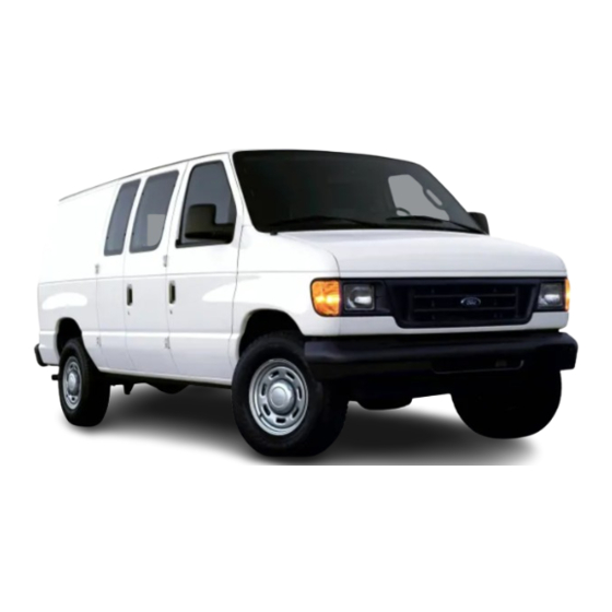 Ford 2005 Econoline Supplement Manual